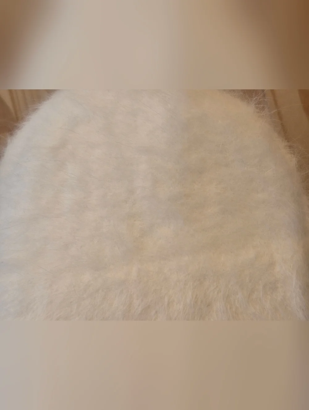 Rabbit Fur Beanie Hat - Picture 5 of 10